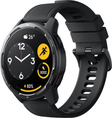 Mi Watch S1 Active 46 mm Space Black Case, TPU Black