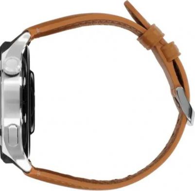 Mi Watch S1 Pro 46 mm Silver Case, Leather Brown – фото 1