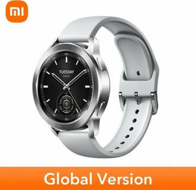 Mi Watch S3 47 mm Silver Case, TPU Gray – фото 3