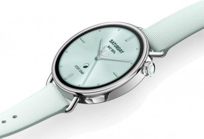 Mi Watch S4 41 mm Silver Case, Fluoroelastomer Mint green – фото 11