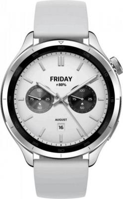 Mi Watch S4 47 mm Silver Case, Silicone Gray – фото 6