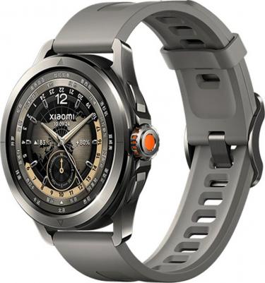 Mi Watch S4 Sport 47 mm Black Case, Silicone Dark Gray
