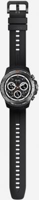 Mibro GS Explorer 46 mm Obsidian Black Case, Silicone Black – фото 4