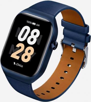 Mibro T2 51 mm Deep Blue Case, Leather Deep Blue – фото 2