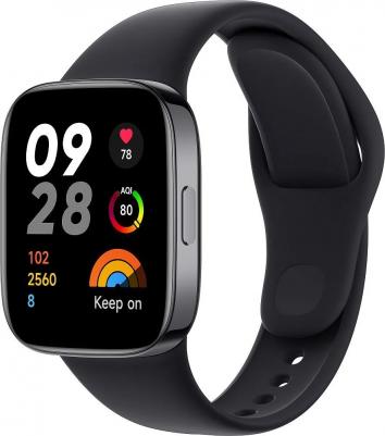 Redmi Watch 3 Active 47 mm Black Case, Silicone Black – фото 8