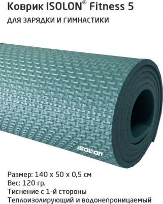 Коврик для фитнеса Fitness 5 мм зеленый – фото 2