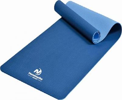 Спортивный коврик Relax, для йоги и пилатеса, размер 183*61*0,6см, цвет синий – фото 1