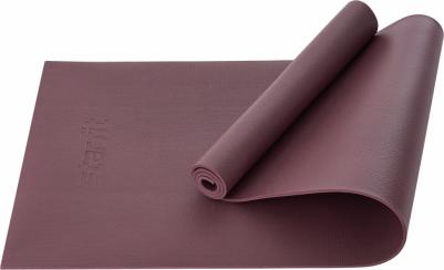 Коврик для йоги и фитнеса высокой плотности FM-103 PVC HD, 183x61x0,6 см, горячий шоколад – фото 3