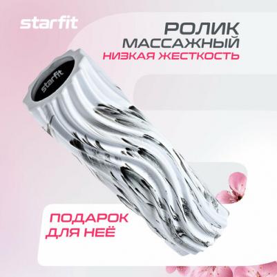 Ролик массажный Fa-525 Eva/pp, 45x14 Cм, низкая жесткость, белый/черный – фото 2