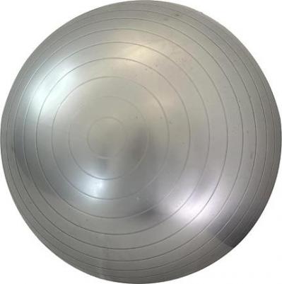 Фитбол с насосом для детей и взрослых, мяч гимнастический для беременных, антивзрыв 65см, серый – фото 2