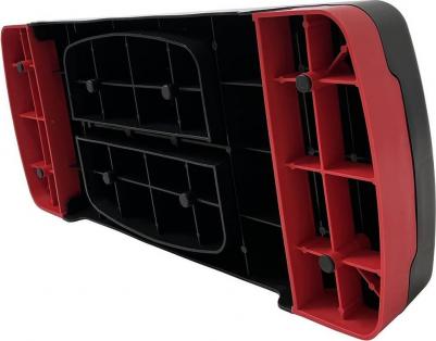 Степ-платформа 68cm красная / 68 х 27х 10-15 см / 2 уровня высоты – фото 3