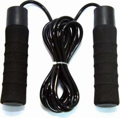 Скакалка утяжелённая FIT, черный – фото 2