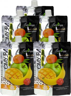 Смузи Энерлия Облепиха Банан Манло Семена чиа Семена льна луарана 0.12 л – фото 5