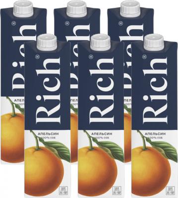 Сок Rich апельсиновый с мякотью 1 л – фото 1