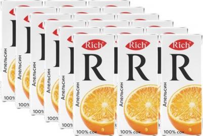 Сок Rich апельсиновый с мякотью 1 л – фото 14