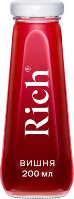 Сок Rich вишневый 0.2 л (12 штук в упаковке)