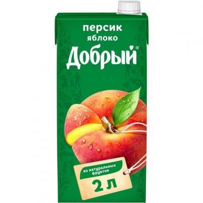 Нектар персик/яблоко 2 л – фото 13