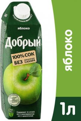 Сок яблочный 1 л – фото 1