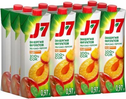 Сок Яблоко-Персик охлажденный 0,97 л – фото 20