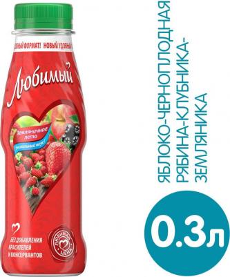 Напиток сокосодержащий Земляничное лето 300мл