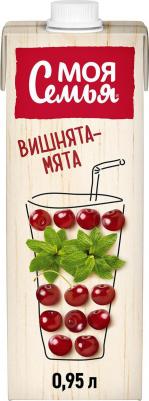 Напиток сокосодержащий Вишнята-Мята, 0,95 л