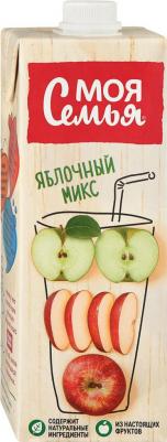 Напиток сокосодержащий Яблочный микс 950мл (упаковка 12 шт.) – фото 1