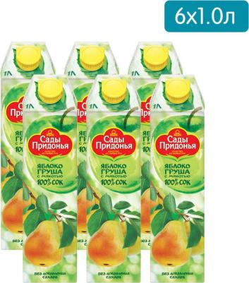груша-яблоко, 1000 мл (сок для детского питания) – фото 1
