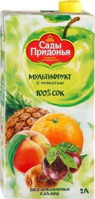 Сок Мультифрукт с мякотью, 2л