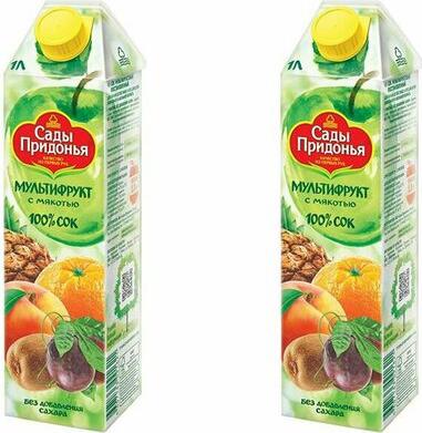 Сок мультифруктовый с мякотью 1 л – фото 4
