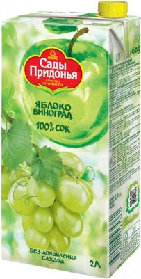 Сок Яблоко, виноград, 2л – фото 4