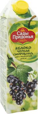 яблоко, черная смородина, 1000 мл (сок для детского питания)