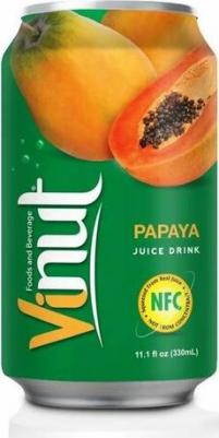 Напиток с добавлением сока тропических фруктов Папайя 330мл Вьетнам – фото 1