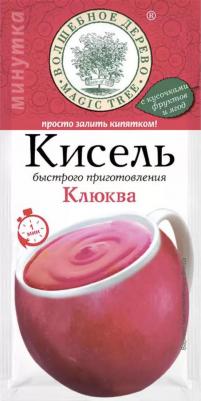 Кисель быстрого приготовления ассорти "Клюква", "Вишня", "Клубника" 30г, 15 шт – фото 2