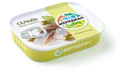 Сельдь филе-кусочки в белом вине, 115 г – фото 1