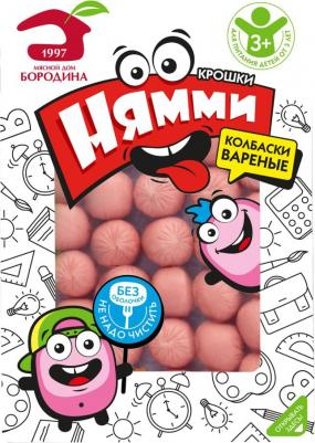МД Бородина "Крошка Нямми" Колбаски (сосиски) вареные, 240 г – фото 2