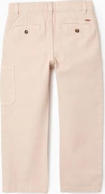 Детские брюки из саржи с накладными карманами, темно-серый – фото 2