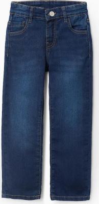 Детские джинсы ковбоя с регулируемой талией, темно-синий