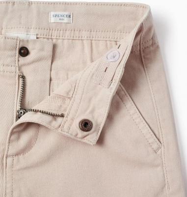 Китайские детские бермуды из саржи, темно-зеленый – фото 4