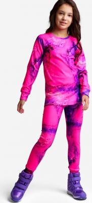 Термокомплект для девочек : брюки, толстовка, цветной, 158 4630047645344