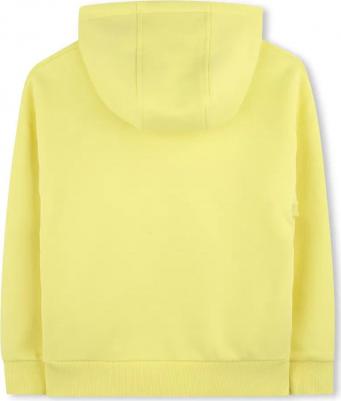 Флисовая толстовка для мальчиков с логотипом, желтый – фото 2