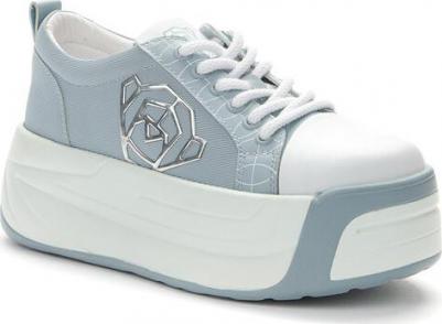 Кеды с массивной подошвой на шнуровке для девочки (37)