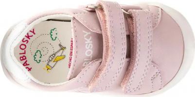 Детские кроссовки Leader-tech для девочек с застежкой-липучкой, белый – фото 1