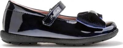 Детские туфельки из кожи на липучке, черный – фото 11