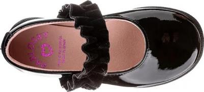 Детские туфельки из кожи с резинкой, красный – фото 6