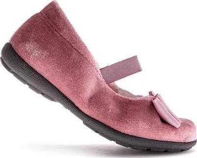 Детские туфельки текстильные на резинке, розовый – фото 6