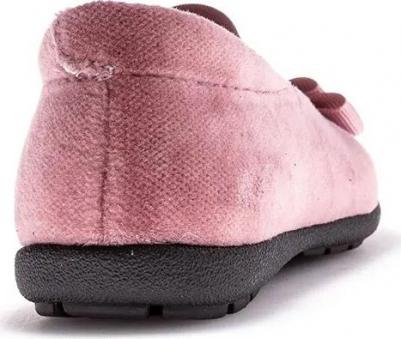 Детские туфельки текстильные на резинке, розовый – фото 12