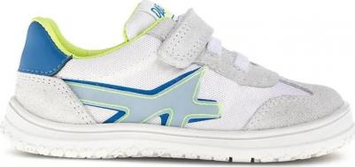 Детские кожаные и текстильные кеды на липучках, бежевый – фото 11