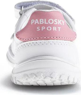 Низкие детские кожаные кеды с двойной застежкой-липучкой, белый – фото 1