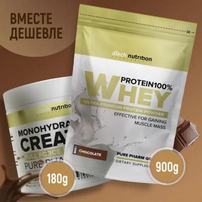 Creatine Monohydrate 100%, протеин 180 г – фото 2