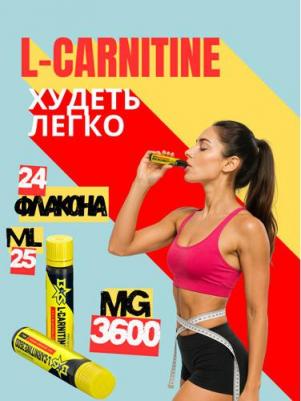 L-Carnitine, жиросжигатель 3600 г